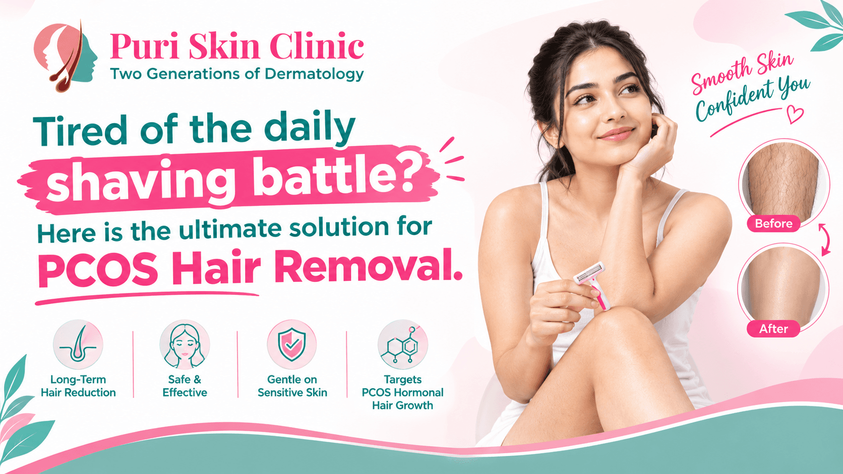 Tired of the daily shaving battle? Here is the ultimate solution for PCOS hair removal